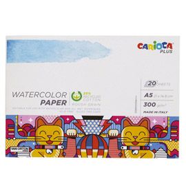 Album acquerello 20 fogli carta 300gr f.to A5 Carioca Plus