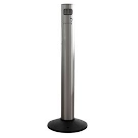 Posacenere da esterno in alluminio verniciato inox satinato Stilcasa