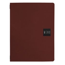 Porta menU' A4 Talk bordeaux 24,3x31,6cm Stilcasa