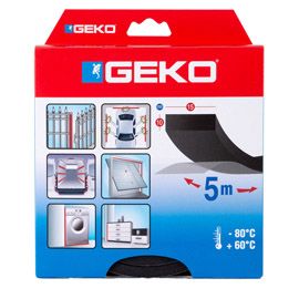 Guarnizione adesiva in neoprene per serramenti MUSS 15x10mmx5mt Geko