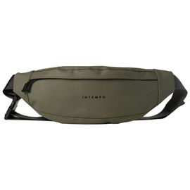 Marsupio Drop gomma antipioggia dim. 37x14x5cm verde InTempo