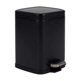 Bidone Pico con pedale e vaschetta 4L nero satinato Perfetto