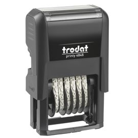 Timbro Printy 4.0 Eco 4846 NUMERATORE 6cifre 4mm autoinchiostrante TRODAT
