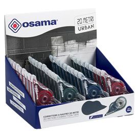 Display 36pz Correttore a nastro 20 Metri 5mmx20mt involucro colori ass. Urban O