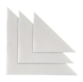 10 BUSTE ADESIVE TASCA TR 13 TRIANGOLARE 13X13CM
