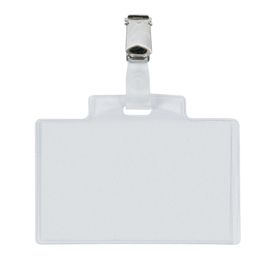 100 portanome Pass 3E 9,5x6cm c/clip in metallo Sei Rota