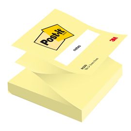 BLOCCO 100fg Post-it® Z-Notes R330 Giallo Canary 76x76mm