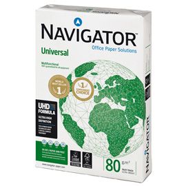 Carta da fotocopie A4 80gr 500Fg Bianca Navigator Universal (drop max 25 risme