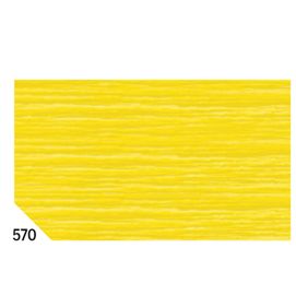 10RT CARTA CRESPA GIALLO 570 (50X250CM 48gr/m2 Rex Sadoch