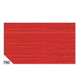 10RT CARTA CRESPA ROSSO CILIEGIA 790 (50X250CM 48gr/m2 Rex Sadoch