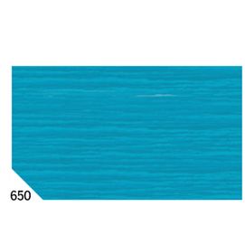 10RT CARTA CRESPA TURCHESE 650 (50X250CM 48gr/m2 Rex Sadoch