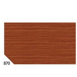 10RT CARTA CRESPA MARRONE 870 (50X250CM 48gr/m2 Rex Sadoch
