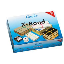 ELASTICO X-BAND D100 (150X11MM SCATOLA 100GR COLORI ASS.