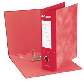Registratore ESSENTIALS G73 rosso dorso 8cm f.to commerciale ESSELTE