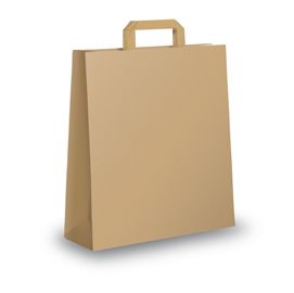 BLISTER 25 SHOPPERS 18X8X25CM AVANA NEUTRO PIATTINA