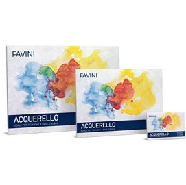 Blocco Watercolor 10fg 340gr 35X50cm FAVINI