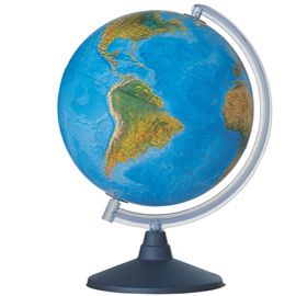 GLOBO GEOGRAFICO ILLUMINATO ELITE D 30CM Tecnodidattica