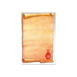 CARTA CON STAMPA ''PERGAMENA'' A4 80GR 25FG DECADRY