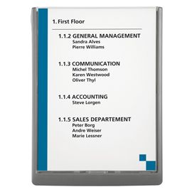 TARGA FUORI PORTA CLICK SIGN 210x297MM (A4 DURABLE