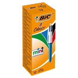 Scatola 12 penna sfera scatto COLOURS MINI 1,0mm BIC