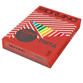 Carta Fabriano Colore A4 160gr 250fg col.forti rosso