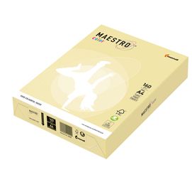 CARTA MAESTRO COLOR A4 210x297mm 160gr 250fg GIALLO TENUE YE23 MONDI