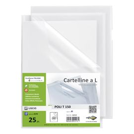 25 CARTELLINE A L 21X29,7 POLI T 150 PPL LISCIO SEI