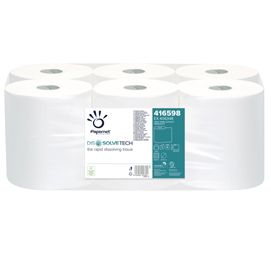 Rotolo asciugamani Autocut Microgoffrato 2veli D18,5cm DissolveTech Papernet