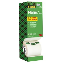 Value Pack 7+1 nastri adesivi Scotch® Magic 810 19mmx33mt