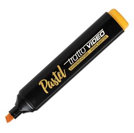 Evidenziatore Tratto Video Pastel arancione