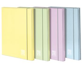 Cartella 3 lembi c/elast. dorso 12mm colori assortiti Pastel One Color Blasetti