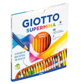 Astuccio 18 pastelli Supermina Giotto