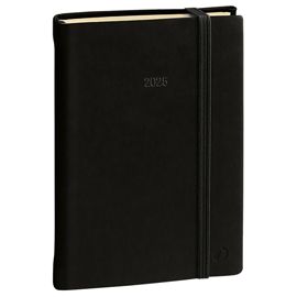Agenda settimanale Affari Prestige ML 10x15cm Silk nero 2027 Quo Vadis