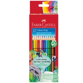 Astuccio 12 pastelli colorati Color Grip Faber Castell