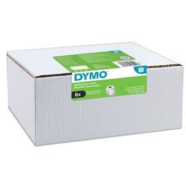 Value pack 6 rotoli etichette multi-uso 57x32mm bianco (1000 etic/rt Dymo LW