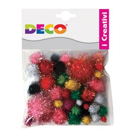 Busta 40 pompon LamE' colori assortiti DECO