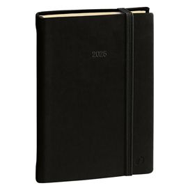 Agenda giornaliera Daily 21 Prestige 15x21cm Silk nero 2027 Quo Vadis