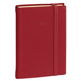 Agenda giornaliera Daily 21 Prestige 15x21cm Silk bordeaux 2027 Quo Vadis