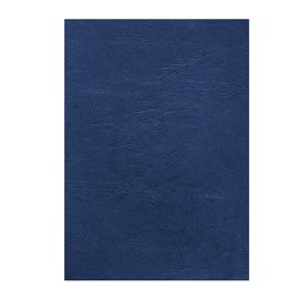 100 Copertine A4 cartoncino groffrato semilpelle 250g royal blu Fellowes