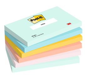 Cf. 6pz blocco 100fg. Post-it® 76x127mm 655-BEA Beachside