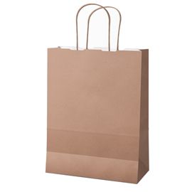 25 shoppers Twisted carta kraft 26x11x35cm rosa antico Mainetti Bags