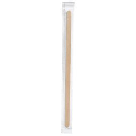 1000 Palettine caffE' in legno imbustati singolarmente 11cm Signor Bio