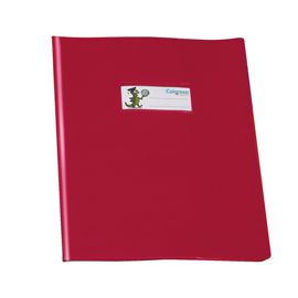 Copriquaderno PVC lucido coprente GreenLine A5 c/alette rosso RiPlast