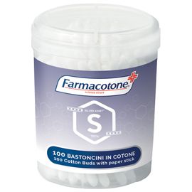 100 Bastoncini cotonati in barattolo Silver Asset Farmacotone (delist