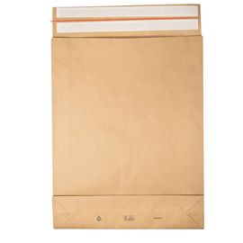 100 Sacchetti a fondo quadro E-Green carta kraft avana 45x57x10 +10 cm