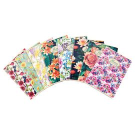 Quaderno A5 40fg+2 80gr 1rigo NATURE FLOWERS Pigna