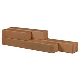 10 Scatole a tubo Square Box 10,5x10,5x87cm chiusura a nastro
