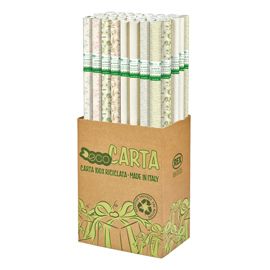 Rotolo carta regalo Erba 70cmx2mt fantasie assortite Sadoch
