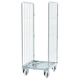 Roll container 2 sponde laterali con cinghia 70x80x179cm