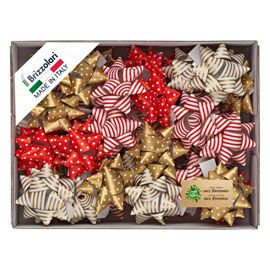 36 stelle nastro ecocarta 20mmxD9cm fantasie assortite natale Brizzolari